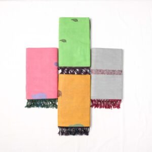 Premium Pure Cotton Handloom Saree with Jacquard Yarn Work