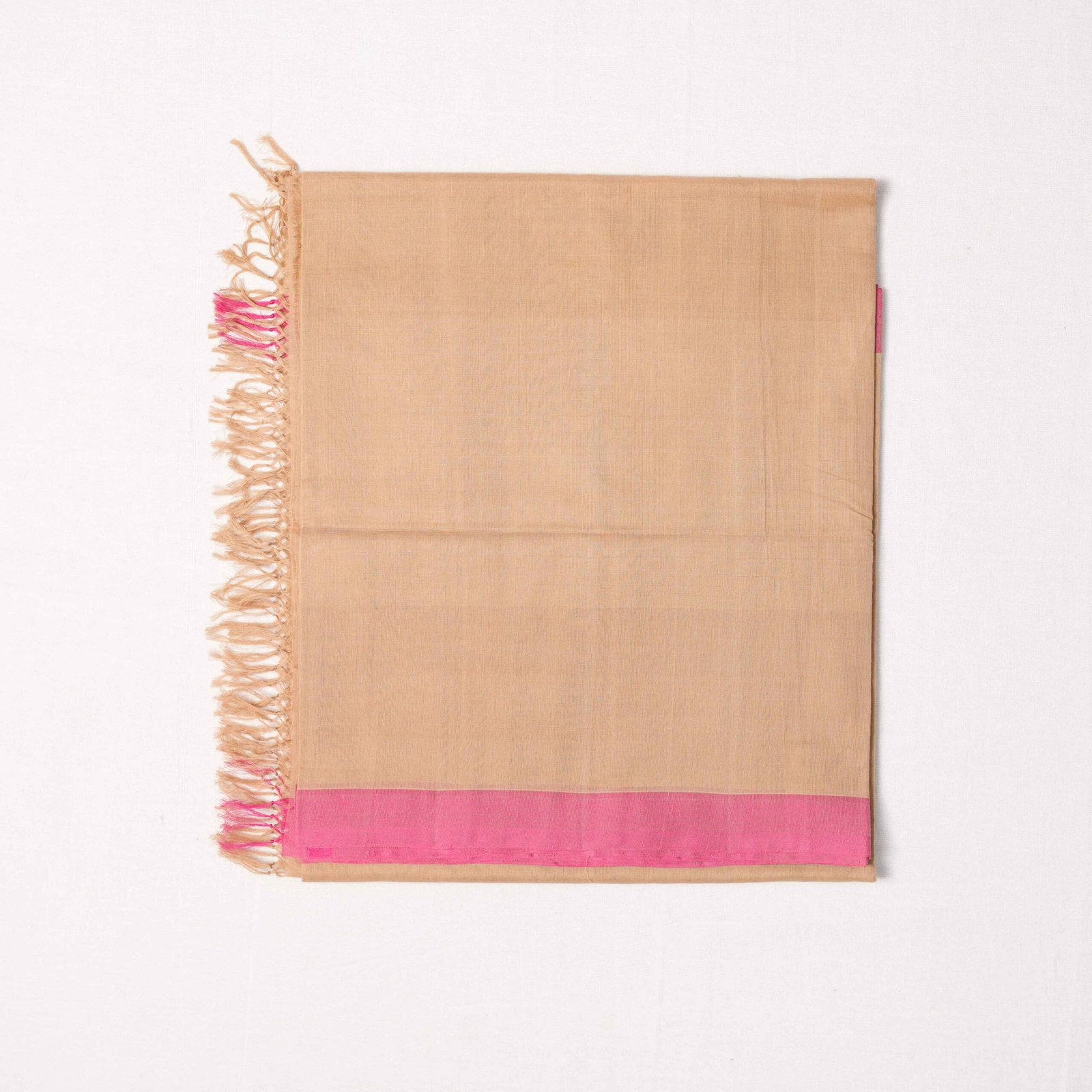 nurpu plain saree with designer tassles