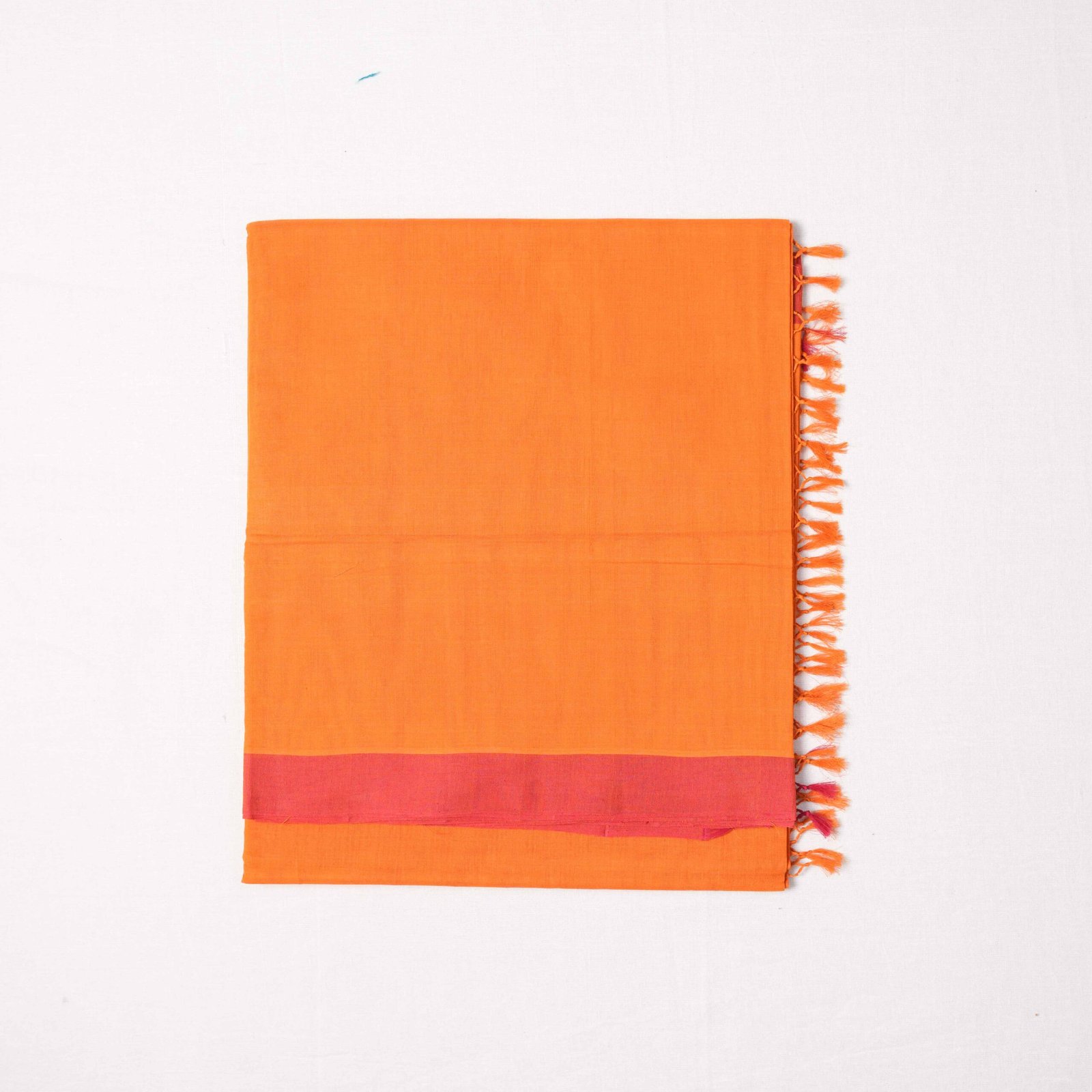 nurpu plain saree with design tassels