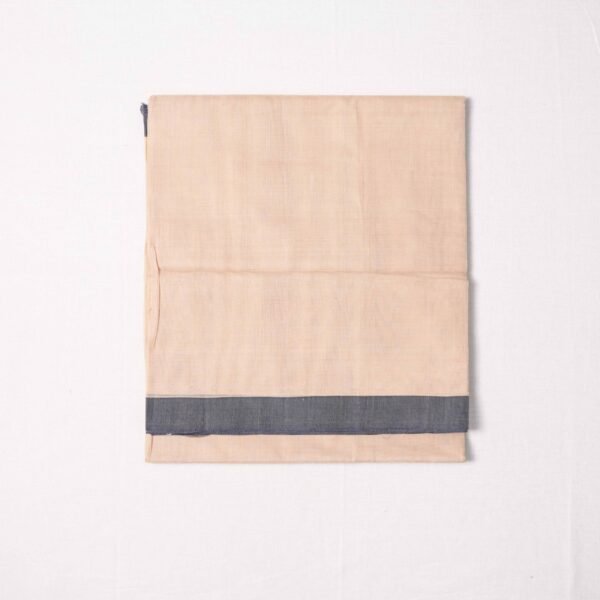 Pure Cotton Handloom Trendy Plain Saree with Traditional Tassels - Image 2