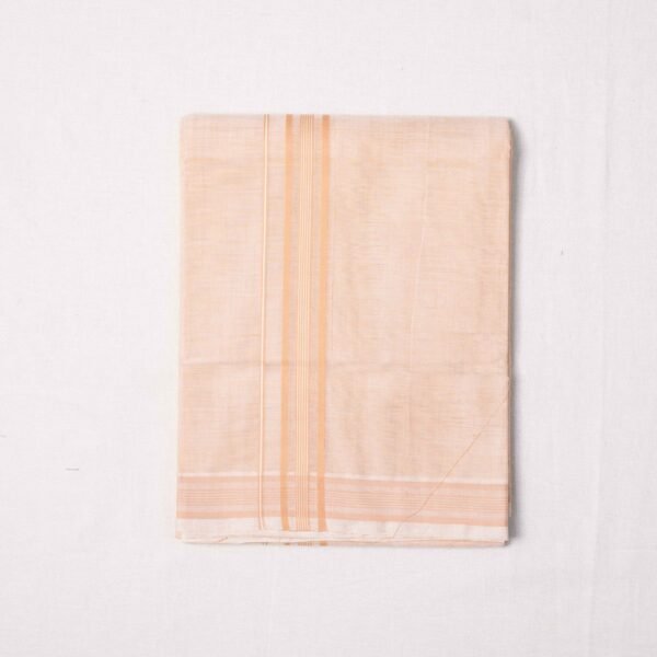 Premium Handwoven Thathaiyangarpet Dhoti 100% Cotton– Trendy Coloured Collections - Image 8