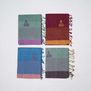 Hand Block Print Cotton Handloom Saree – Jimikky