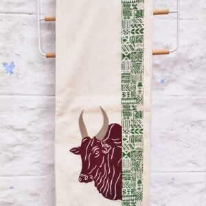 Kalai Maadu Premium Undyed Handloom Dhoti crafted at nurpu handlooms