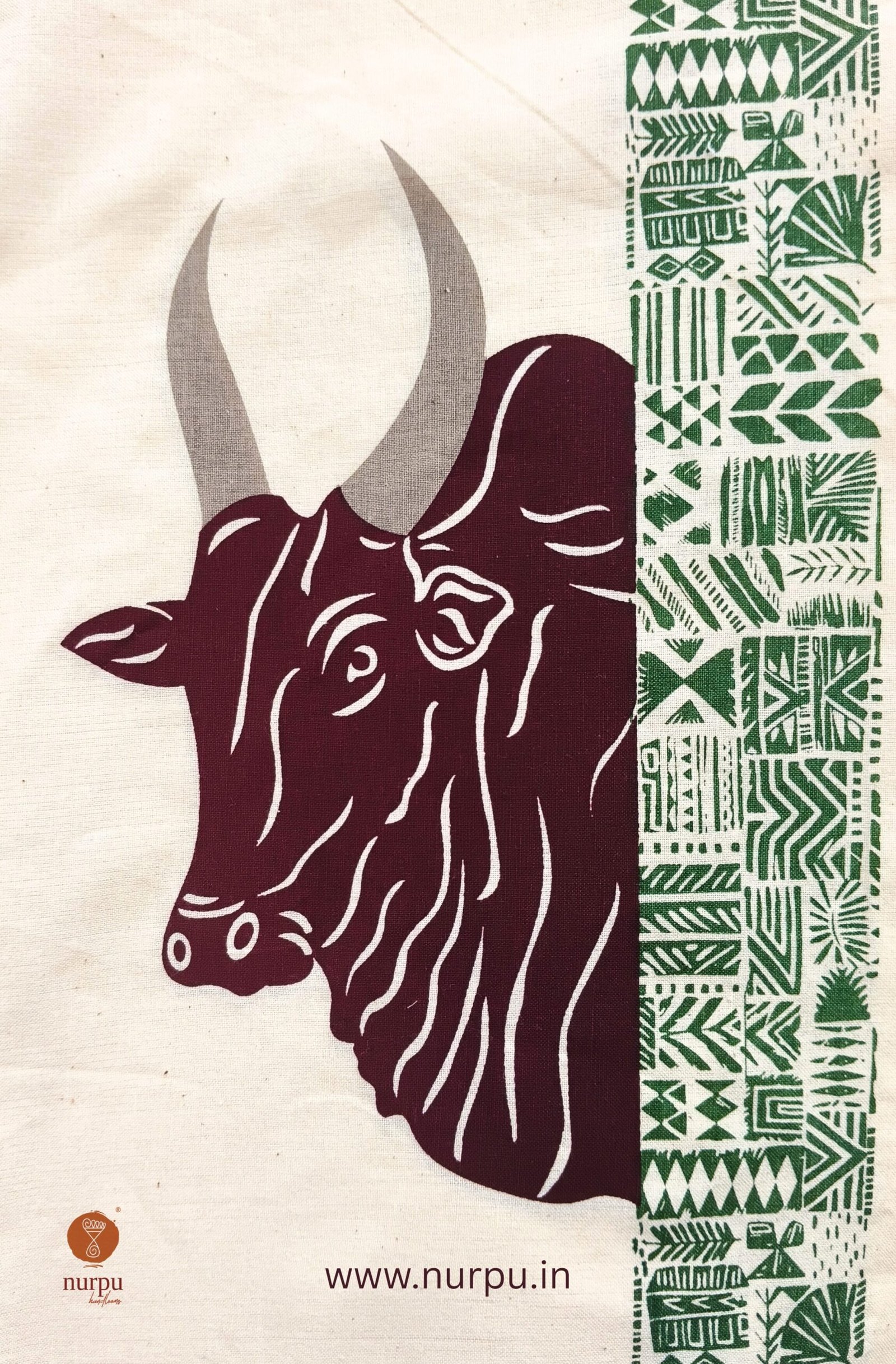 Kalai Maadu Premium Undyed Handloom Dhoti Kalai Maadu Premium Undyed Handloom Dhoti – Crafted at Nurpu Handlooms.